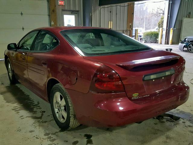 2G2WP522X51168620 - 2005 PONTIAC GRAND PRIX MAROON photo 3
