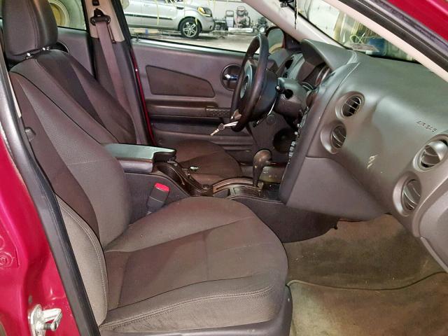 2G2WP522X51168620 - 2005 PONTIAC GRAND PRIX MAROON photo 5