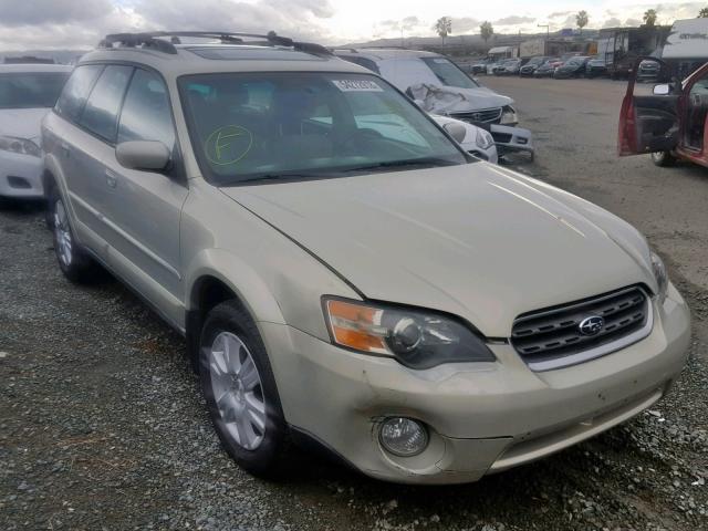 4S4BP62C257336094 - 2005 SUBARU LEGACY OUT CREAM photo 1