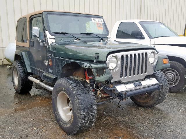 1J4FY49S8WP801834 - 1998 JEEP WRANGLER / GREEN photo 9