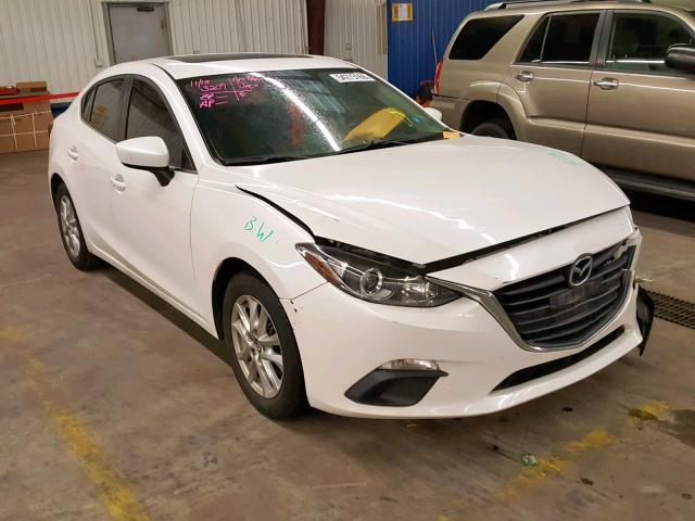 JM1BM1V7XE1150577 - 2014 MAZDA 3 TOURING WHITE photo 1