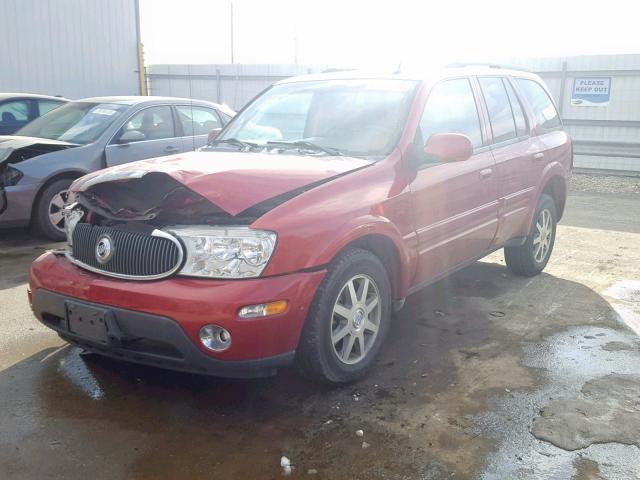 5GADT13S842399831 - 2004 BUICK RAINIER CX MAROON photo 2