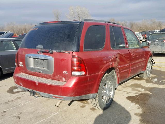 5GADT13S842399831 - 2004 BUICK RAINIER CX MAROON photo 4