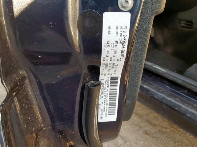 1J4RG4GK3AC127854 - 2010 JEEP COMMANDER BLUE photo 10