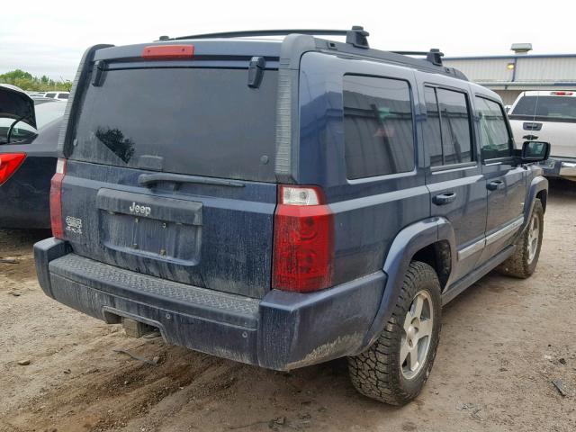 1J4RG4GK3AC127854 - 2010 JEEP COMMANDER BLUE photo 4