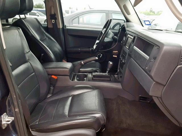 1J4RG4GK3AC127854 - 2010 JEEP COMMANDER BLUE photo 5