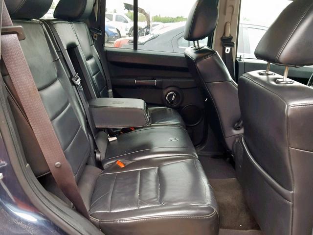 1J4RG4GK3AC127854 - 2010 JEEP COMMANDER BLUE photo 6