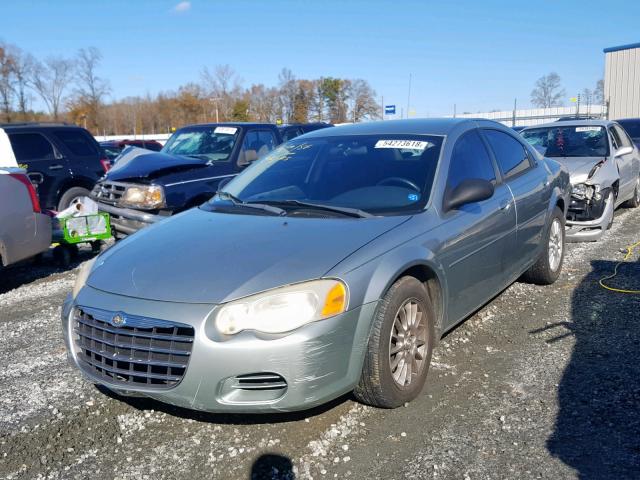 1C3EL46X64N324043 - 2004 CHRYSLER SEBRING LX SILVER photo 2