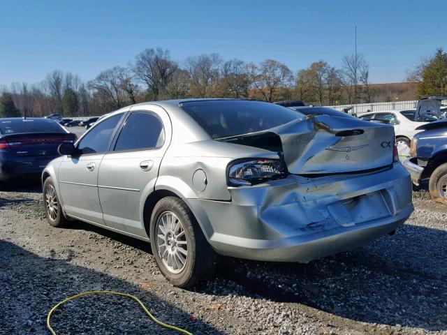 1C3EL46X64N324043 - 2004 CHRYSLER SEBRING LX SILVER photo 3