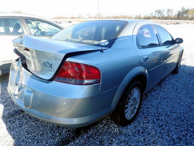 1C3EL46X64N324043 - 2004 CHRYSLER SEBRING LX SILVER photo 4