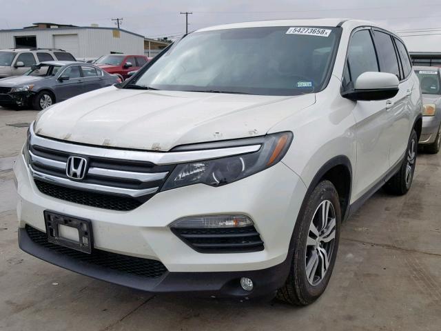 5FNYF6H71GB063951 - 2016 HONDA PILOT EXLN WHITE photo 2