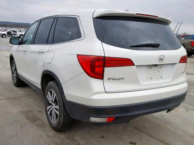 5FNYF6H71GB063951 - 2016 HONDA PILOT EXLN WHITE photo 3