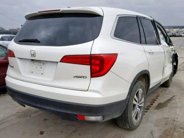 5FNYF6H71GB063951 - 2016 HONDA PILOT EXLN WHITE photo 4