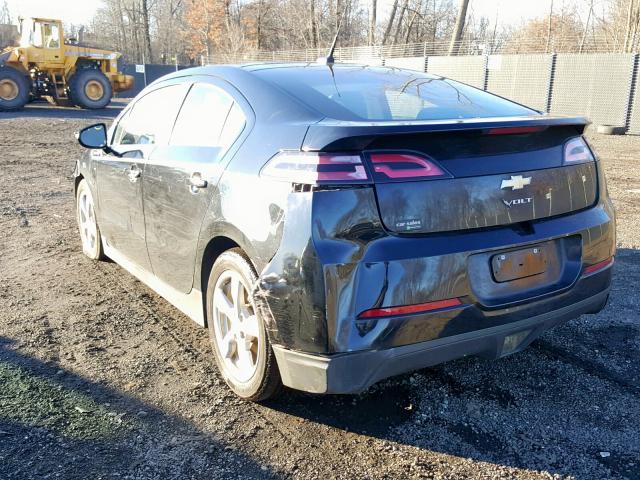 1G1RA6E49DU123208 - 2013 CHEVROLET VOLT BLACK photo 3