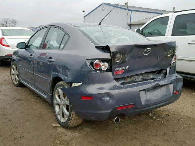 JM1BK323471733071 - 2007 MAZDA 3 S BLUE photo 3