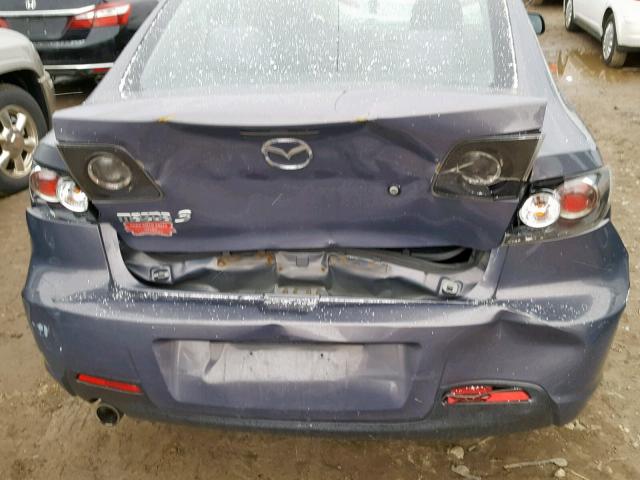 JM1BK323471733071 - 2007 MAZDA 3 S BLUE photo 9