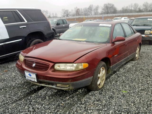 2G4WF5519Y1146299 - 2000 BUICK REGAL GS BURGUNDY photo 2