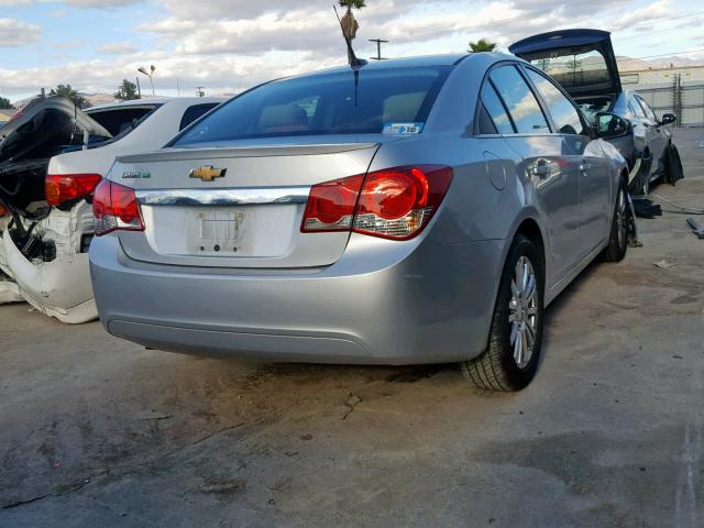 1G1PJ5SC8C7165590 - 2012 CHEVROLET CRUZE ECO SILVER photo 3