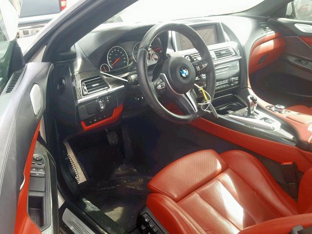WBSLX9C57ED160518 - 2014 BMW M6 WHITE photo 9