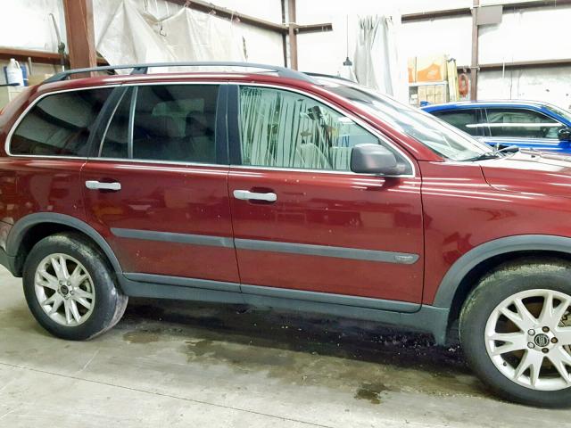 YV1CM91HX41059206 - 2004 VOLVO XC90 T6 RED photo 9