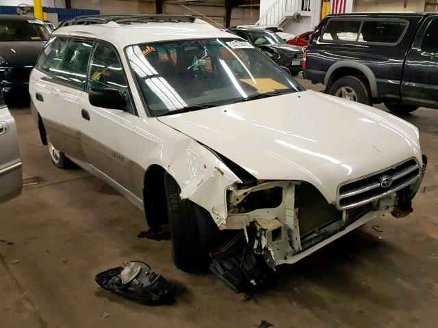 4S3BH6655Y6641824 - 2000 SUBARU LEGACY OUT WHITE photo 1