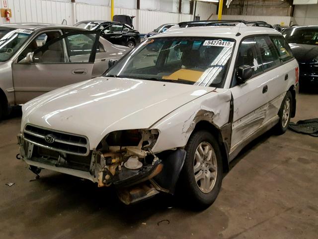 4S3BH6655Y6641824 - 2000 SUBARU LEGACY OUT WHITE photo 2