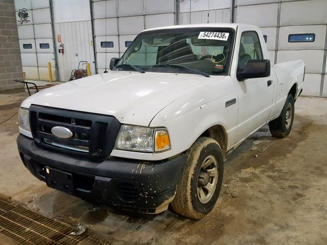 1FTYR10D48PA17548 - 2008 FORD RANGER WHITE photo 2