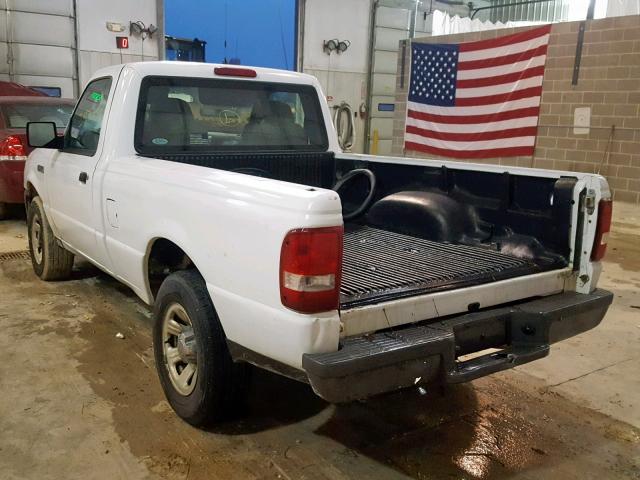 1FTYR10D48PA17548 - 2008 FORD RANGER WHITE photo 3