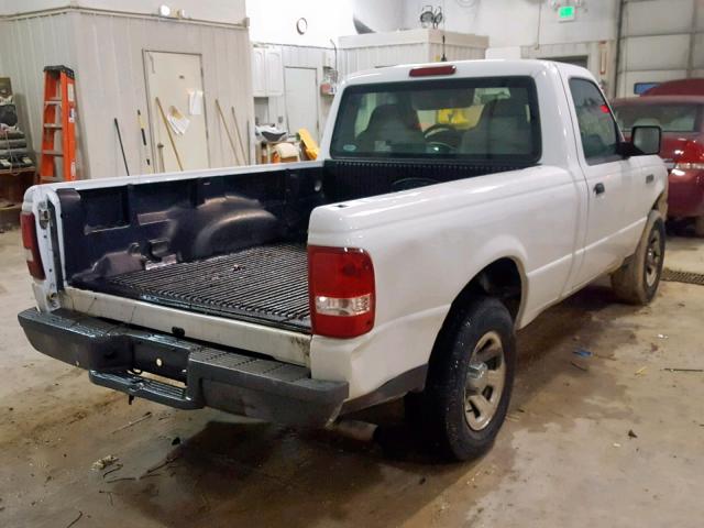 1FTYR10D48PA17548 - 2008 FORD RANGER WHITE photo 4