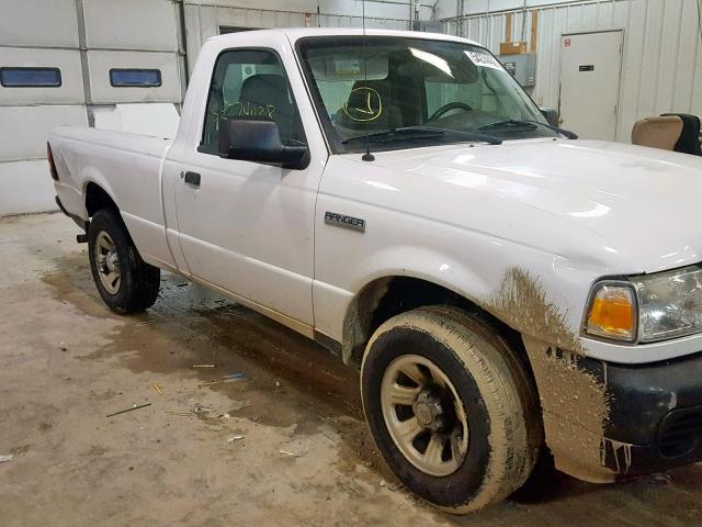 1FTYR10D48PA17548 - 2008 FORD RANGER WHITE photo 9