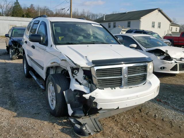 1D8HB48N38F123631 - 2008 DODGE DURANGO SL WHITE photo 1