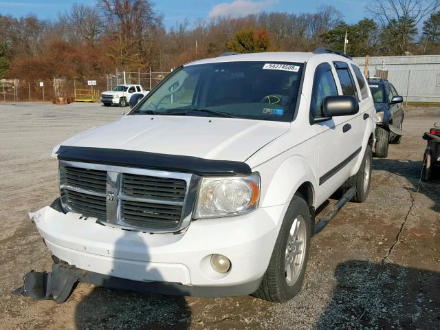 1D8HB48N38F123631 - 2008 DODGE DURANGO SL WHITE photo 2