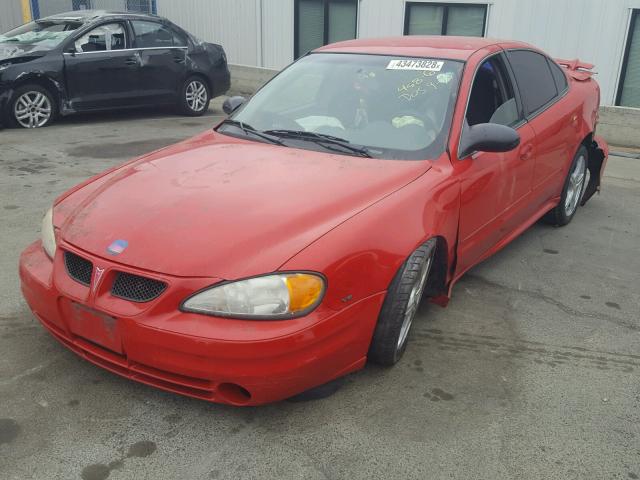 1G2NF52E14C215955 - 2004 PONTIAC GRAND AM S RED photo 2