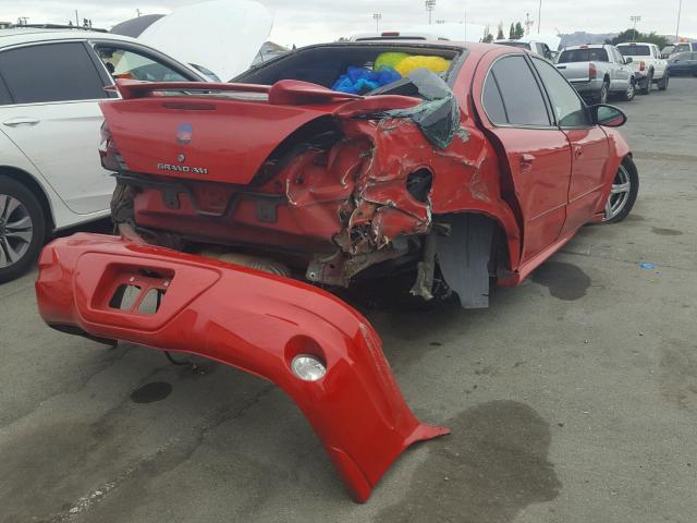 1G2NF52E14C215955 - 2004 PONTIAC GRAND AM S RED photo 4