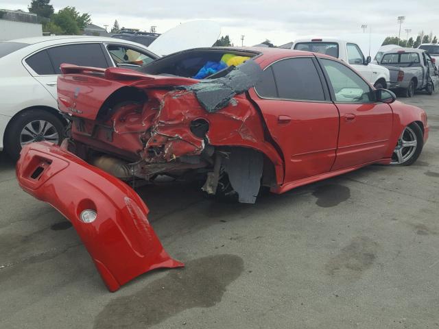 1G2NF52E14C215955 - 2004 PONTIAC GRAND AM S RED photo 9