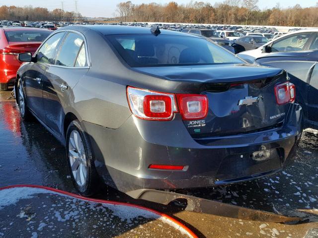 1G11H5SL5EF199920 - 2014 CHEVROLET MALIBU LTZ ნაცრისფერი ფოტო 3