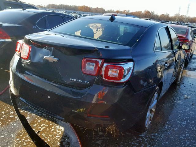 1G11H5SL5EF199920 - 2014 CHEVROLET MALIBU LTZ ნაცრისფერი ფოტო 4