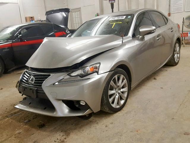 JTHBF1D25F5047706 - 2015 LEXUS IS 250 GRAY photo 2