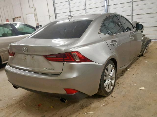 JTHBF1D25F5047706 - 2015 LEXUS IS 250 GRAY photo 4