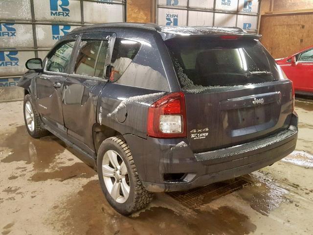 1C4NJDBB0ED591648 - 2014 JEEP COMPASS SP BLUE photo 3