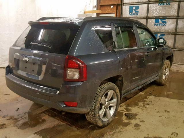 1C4NJDBB0ED591648 - 2014 JEEP COMPASS SP BLUE photo 4