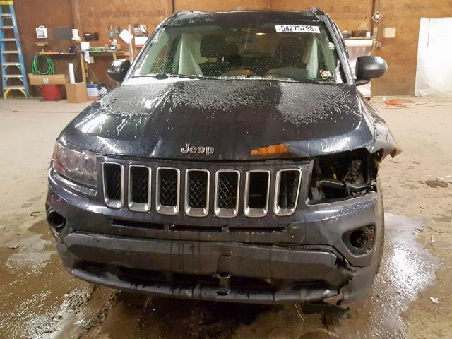 1C4NJDBB0ED591648 - 2014 JEEP COMPASS SP ლურჯი ფოტო 9