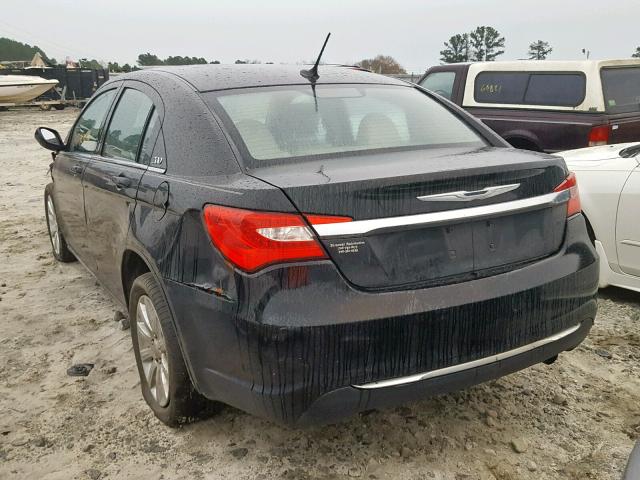 1C3CCBBB0CN226825 - 2012 CHRYSLER 200 TOURIN BLACK photo 3