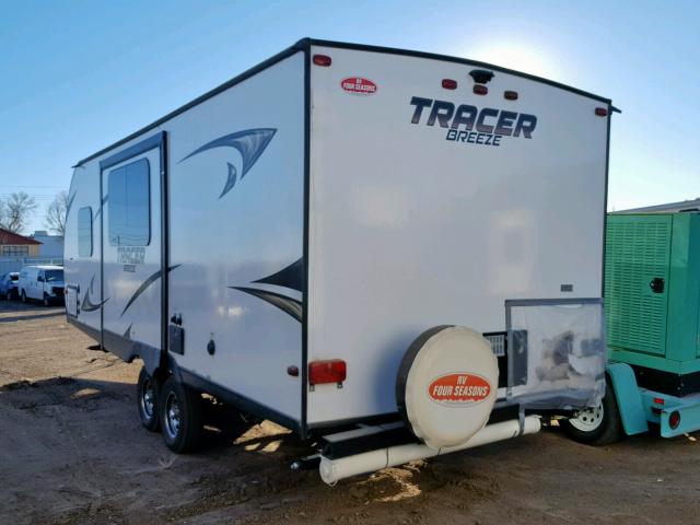 5ZT2TRNBXJB513047 - 2018 FORS CAMPER WHITE photo 3