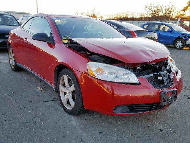 1G2ZH36N874251845 - 2007 PONTIAC G6 GT RED photo 1