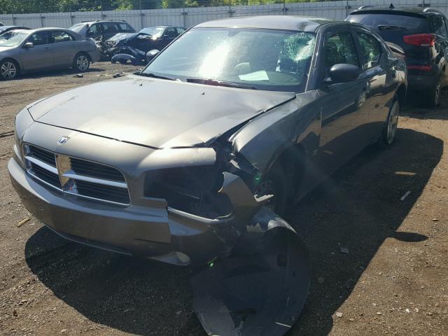 2B3KA33V79H605240 - 2009 DODGE CHARGER SX GRAY photo 2