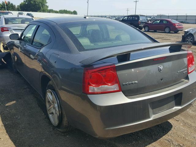 2B3KA33V79H605240 - 2009 DODGE CHARGER SX GRAY photo 3