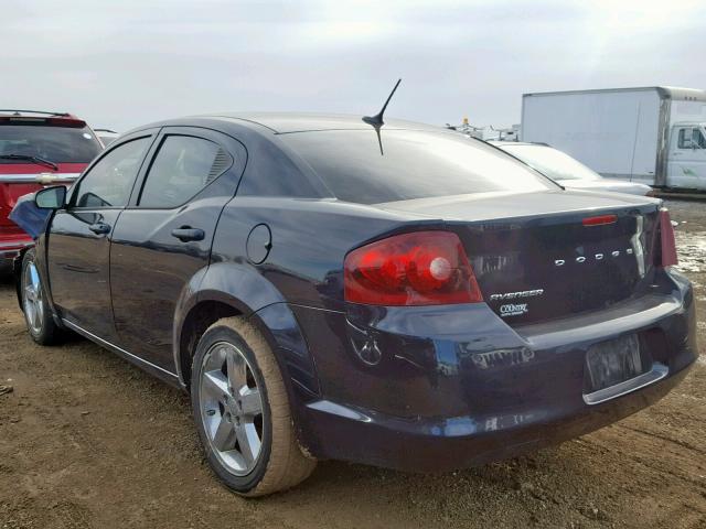 1B3BD2FB3BN573595 - 2011 DODGE AVENGER LU BLUE photo 3