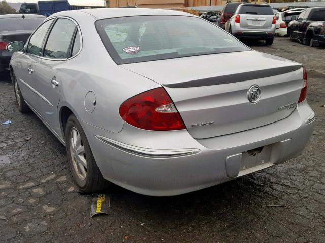 2G4WD532351267925 - 2005 BUICK LACROSSE C SILVER photo 3