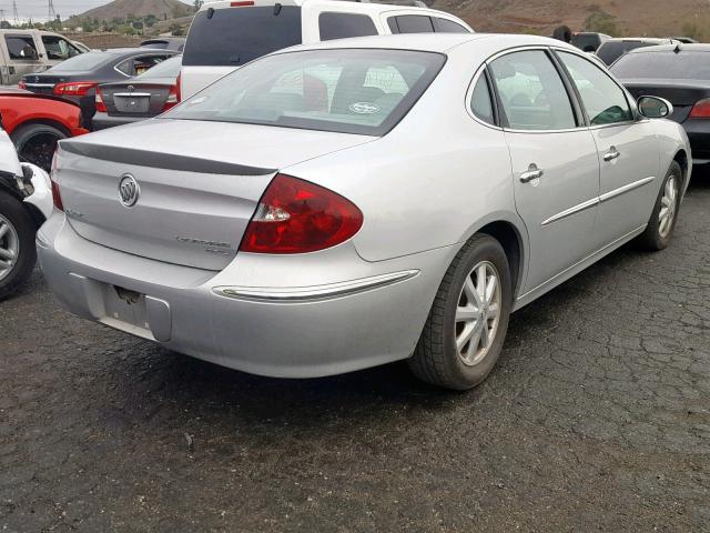 2G4WD532351267925 - 2005 BUICK LACROSSE C SILVER photo 4